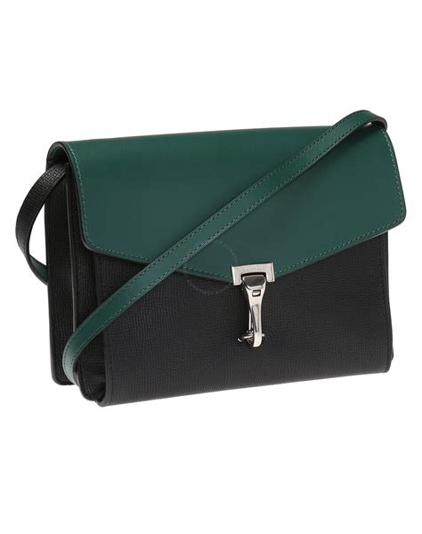 burberry sea green bag|Burberry Black/Sea Green Small Macken Colorblock Leather .